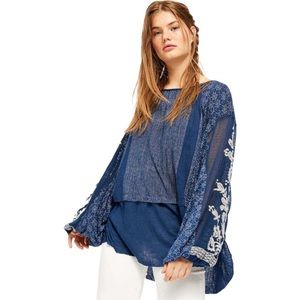 FREE PEOPLE INDIGO DREAMS TOP